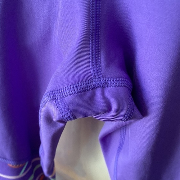 Nike Retro Run Women's 7/8 Mid-Rise Running Leggings with Pockets - Purple Sz M - Picture 9 of 11